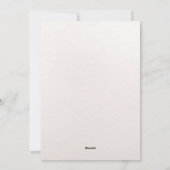 Cartes Pour Fêtes Annuelles Joyeuses fleurs de printemps du lapin de Pâques (Dos)