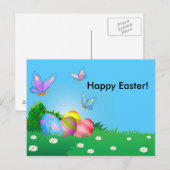 Cartes Pour Fêtes Annuelles Joyeuses Pâques ! (Devant / Derrière)