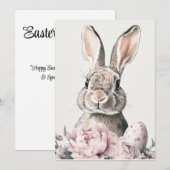 Cartes Pour Fêtes Annuelles  "Joyeuses Pâques ! (Devant / Derrière)