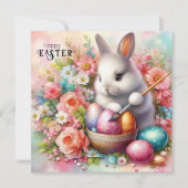 Cartes Pour Fêtes Annuelles Joyeuses Pâques (Devant)