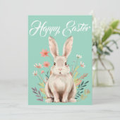 Cartes Pour Fêtes Annuelles Joyeuses Pâques (Debout devant)