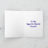 Cartes Pour Fêtes Annuelles Joyeuses Pâques à mon cousin de Special (Intérieur)