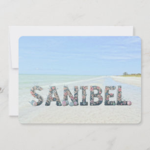 Cartes Pour Fêtes Annuelles Joyeuses Pâques de l'île de Sanibel Floride Plage