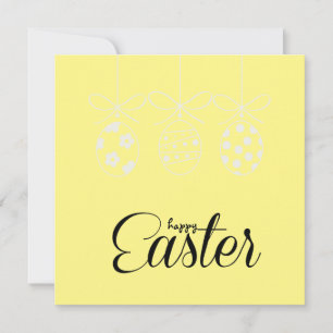 Cartes Pour Fêtes Annuelles Joyeuses Pâques Lapin Mignon Chasse aux Œufs de Pâ
