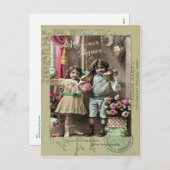 Cartes Pour Fêtes Annuelles Joyeuses Pâques Pâques (Devant / Derrière)