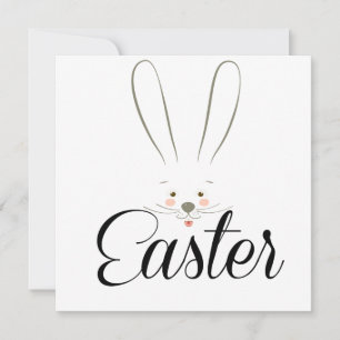 Cartes Pour Fêtes Annuelles Joyeuses Pâques Printemps Lapin Mignon Chasse aux