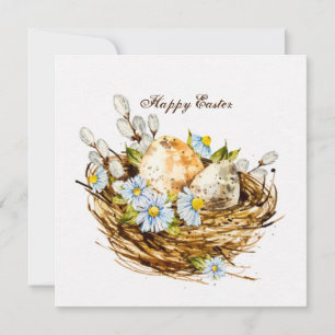 Cartes Pour Fêtes Annuelles Joyeuses Pâques style aquarelle