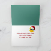 Cartes Pour Fêtes Annuelles Joyeuses vacances à California Beach (Intérieur)