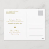 Cartes Pour Fêtes Annuelles Joyeuses vacances Aimer la paix Joie Phoque Ornate (Dos)