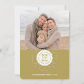 Cartes Pour Fêtes Annuelles Joyeuses vacances Aimer la paix Joie Phoque Ornate (Devant)