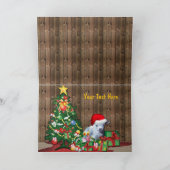 Cartes Pour Fêtes Annuelles Joyeuses vacances Chèvre bébé en stock (Intérieur)