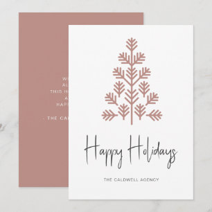 Cartes Pour Fêtes Annuelles Joyeuses vacances Corporate Business Holiday Card