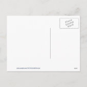 Cartes Pour Fêtes Annuelles Joyeuses Vacances Couleur Bleu Et Blanc Design De  (Dos)