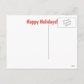 Cartes Pour Fêtes Annuelles Joyeuses Vacances Cute Chocolate Lab Puppy (Dos)