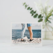 Cartes Pour Fêtes Annuelles Joyeuses vacances de M. et Mme Salutations Fêtes (Debout devant)