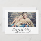 Cartes Pour Fêtes Annuelles Joyeuses Vacances Minimales Année En Révision Pays (Devant)