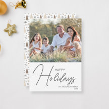 Joyeuses Vacances Moderne Script Photo