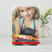 Cartes Pour Fêtes Annuelles Joyeuses vacances modernes intemporelles (Debout devant)