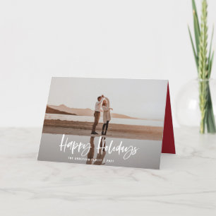 Cartes Pour Fêtes Annuelles Joyeuses vacances modernes, minimum de noël photo