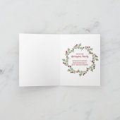 Cartes Pour Fêtes Annuelles Joyeuses vacances Moose Snow (Intérieur)