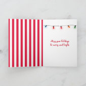 Cartes Pour Fêtes Annuelles Joyeuses vacances Père Noël Beard (Intérieur)