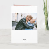 Cartes Pour Fêtes Annuelles Joyeuses vacances photo moderne (Dos)