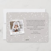 Cartes Pour Fêtes Annuelles Joyeuses vacances Simple Script blanc Photo modern (Dos)