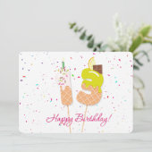 Cartes Pour Fêtes Annuelles Joyeux 13e anniversaire (Debout devant)