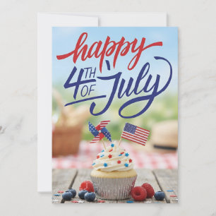Cartes Pour Fêtes Annuelles Joyeux 4 juillet drôle de célébration patriotique
