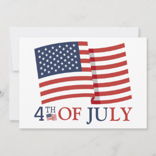 Cartes Pour Fêtes Annuelles Joyeux 4 juillet fête de l'Indépendance