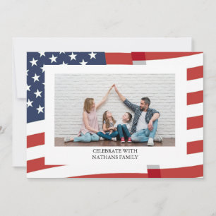Cartes Pour Fêtes Annuelles Joyeux 4 juillet photo du Jour de l'Indépendance