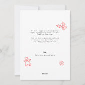 Cartes Pour Fêtes Annuelles Joyeux 4 photos collage Noël (Dos)