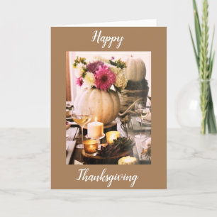 Cartes Pour Fêtes Annuelles Joyeux ***ACTION DE GRÂCE*** AVEC DE BELLES DÉCORS