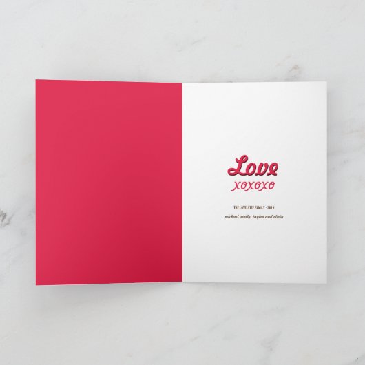 Cartes Pour Fêtes Annuelles Joyeux Amour Day Rainbow Loop Heart Valentine's Da (Intérieur)