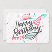 Cartes Pour Fêtes Annuelles Joyeux anniversaire (Devant)