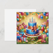 Cartes Pour Fêtes Annuelles Joyeux anniversaire (Devant / Derrière)