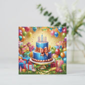 Cartes Pour Fêtes Annuelles Joyeux anniversaire (Debout devant)