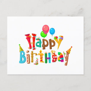 Cartes Pour Fêtes Annuelles Joyeux anniversaire
