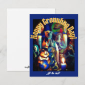 Cartes Pour Fêtes Annuelles Joyeux anniversaire (Devant / Derrière)