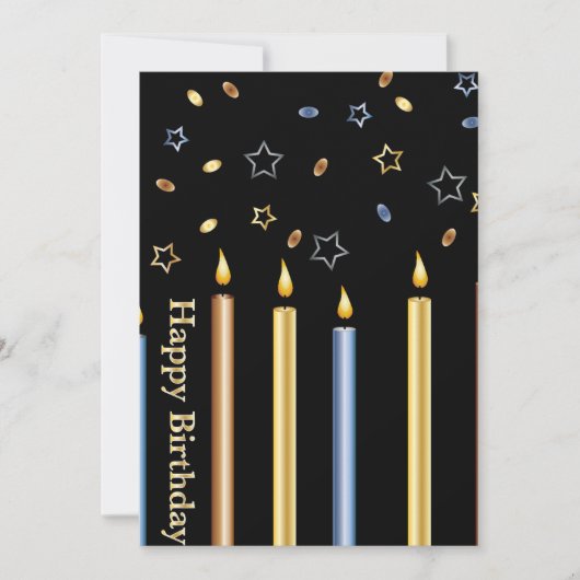 Cartes Pour Fêtes Annuelles Joyeux anniversaire (Devant)