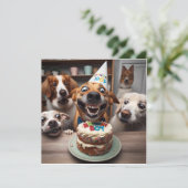 Cartes Pour Fêtes Annuelles Joyeux anniversaire ! (Debout devant)