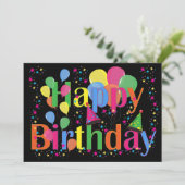 Cartes Pour Fêtes Annuelles Joyeux anniversaire (Debout devant)