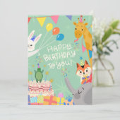 Cartes Pour Fêtes Annuelles Joyeux anniversaire (Debout devant)