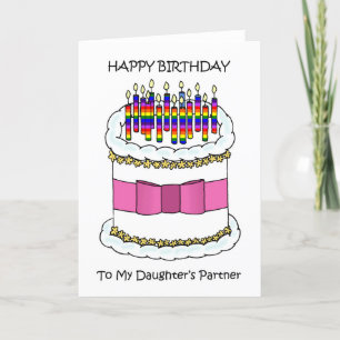 Cartes Pour Fêtes Annuelles Joyeux anniversaire à la partenaire lesbienne de l