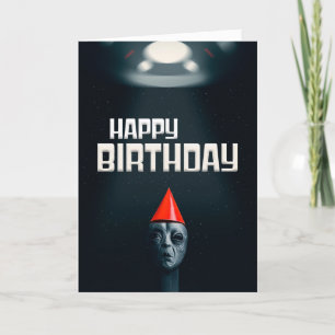 Cartes Pour Fêtes Annuelles Joyeux anniversaire à n'importe quel Alien dans Ca