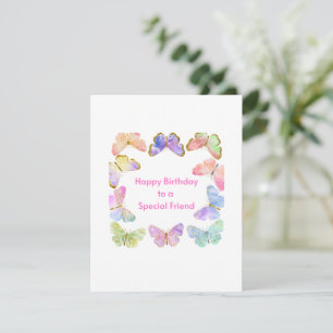 Cartes Pour Fêtes Annuelles Joyeux anniversaire à un ami spécial sur un