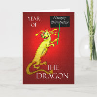 Joyeux anniversaire, année chinoise du dragon.