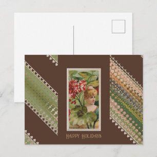 Cartes Pour Fêtes Annuelles Joyeux Anniversaire Beautés Florales 42 Géranium