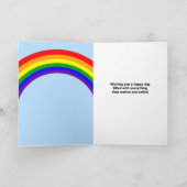 Cartes Pour Fêtes Annuelles Joyeux Anniversaire Cone de crème glacée avec arc- (Intérieur)