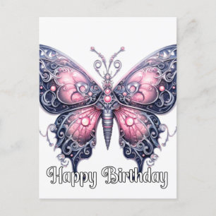 Cartes Pour Fêtes Annuelles Joyeux Anniversaire Création Papillon Design